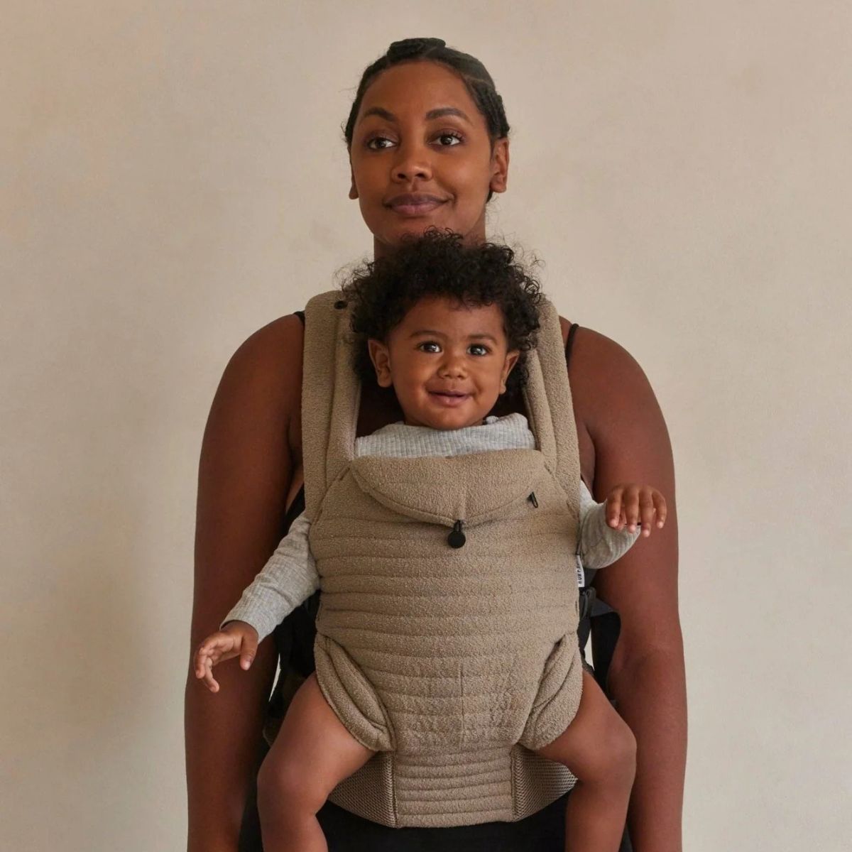 Bumpsuit The Armadillo Baby Carrier - Oyster on Luna Baby Store Miami