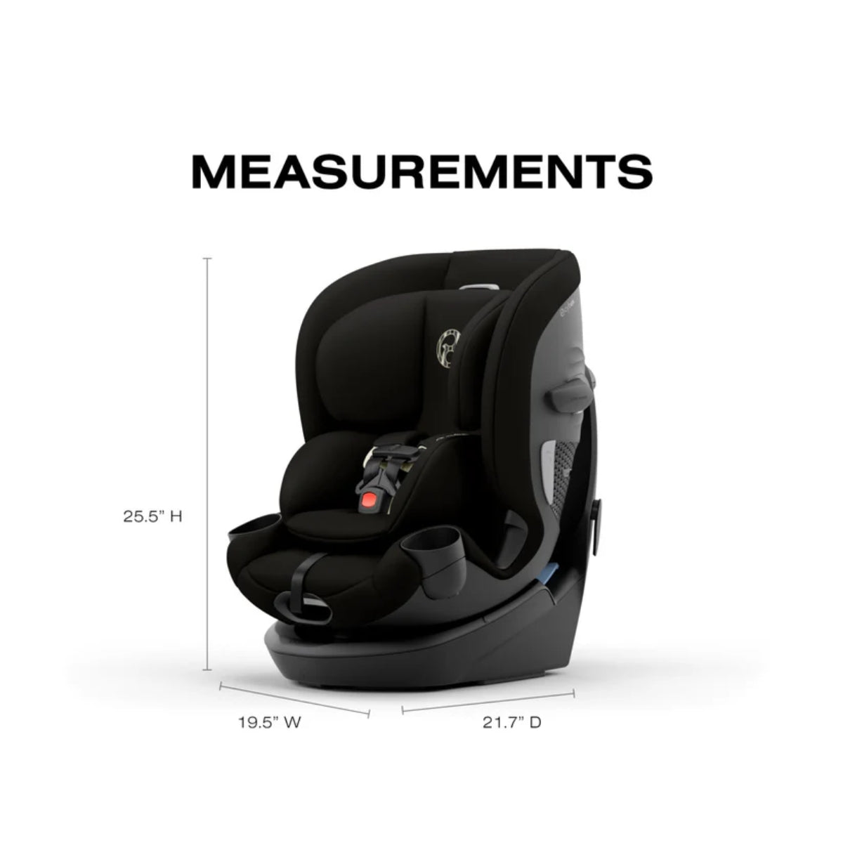 CYBEX Callisto G 360 Select Rotating All-in-One Convertible Car Seat Black