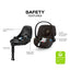 CYBEX Cloud G Pro Comfort Extend Infant Car Seat - Chocolate Brown on Luna Baby Store Miami