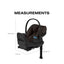 CYBEX Cloud G Pro Comfort Extend Infant Car Seat - Chocolate Brown on Luna Baby Store Miami