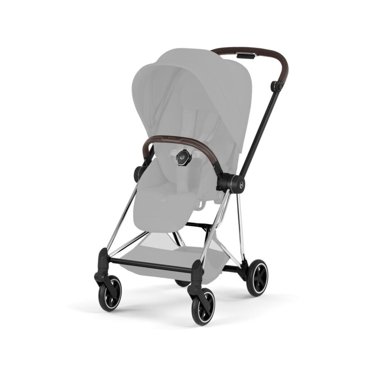 CYBEX MIOS Frame - Style Collection Chrome Brown on Luna Baby Store Miami