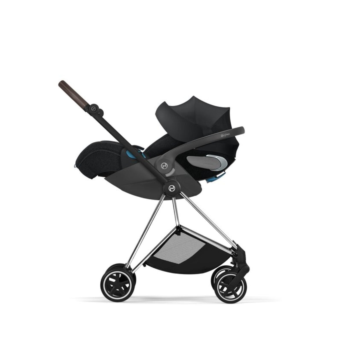 CYBEX MIOS Frame - Style Collection Chrome Brown on Luna Baby Store Miami
