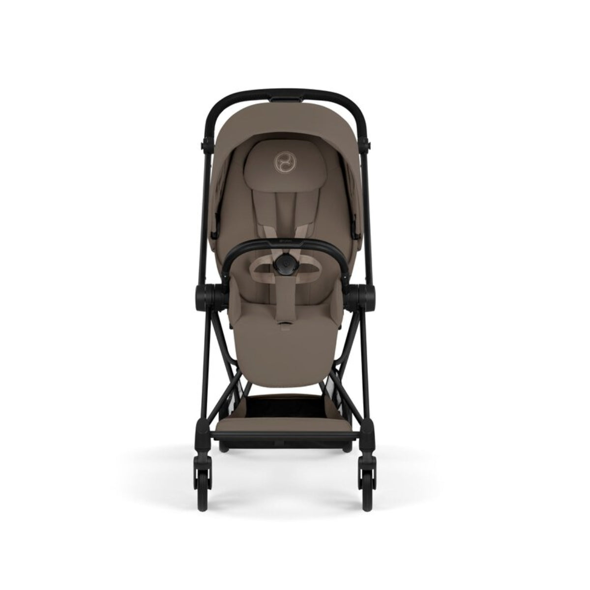 CYBEX Mios Stroller Comfort Collection - Matte Black Frame / Coconut Brown Lux Seat on Luna Baby Store Miami