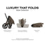 CYBEX PRIAM Fold Lux Carry Cot - Style Collection Coconut Brown on Luna Baby Store Miami