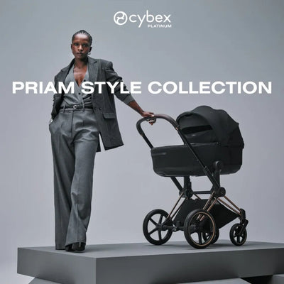 CYBEX PRIAM Fold Lux Carry Cot - Style Collection Sepia Black