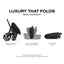 CYBEX PRIAM Fold Lux Carry Cot - Style Collection Sepia Black on Luna Baby Store Miami
