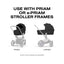 CYBEX PRIAM Fold Lux Carry Cot - Style Collection Sepia Black on Luna Baby Store Miami