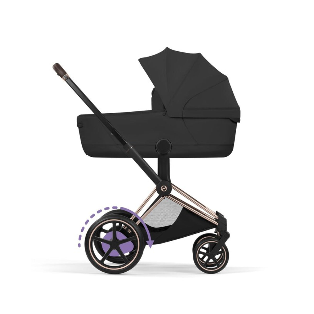 CYBEX e-PRIAM Stroller Frame - Style Collection Rosegold