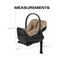 CYBEX Cloud G Pro Comfort Extend Infant Car Seat - Almond Beige