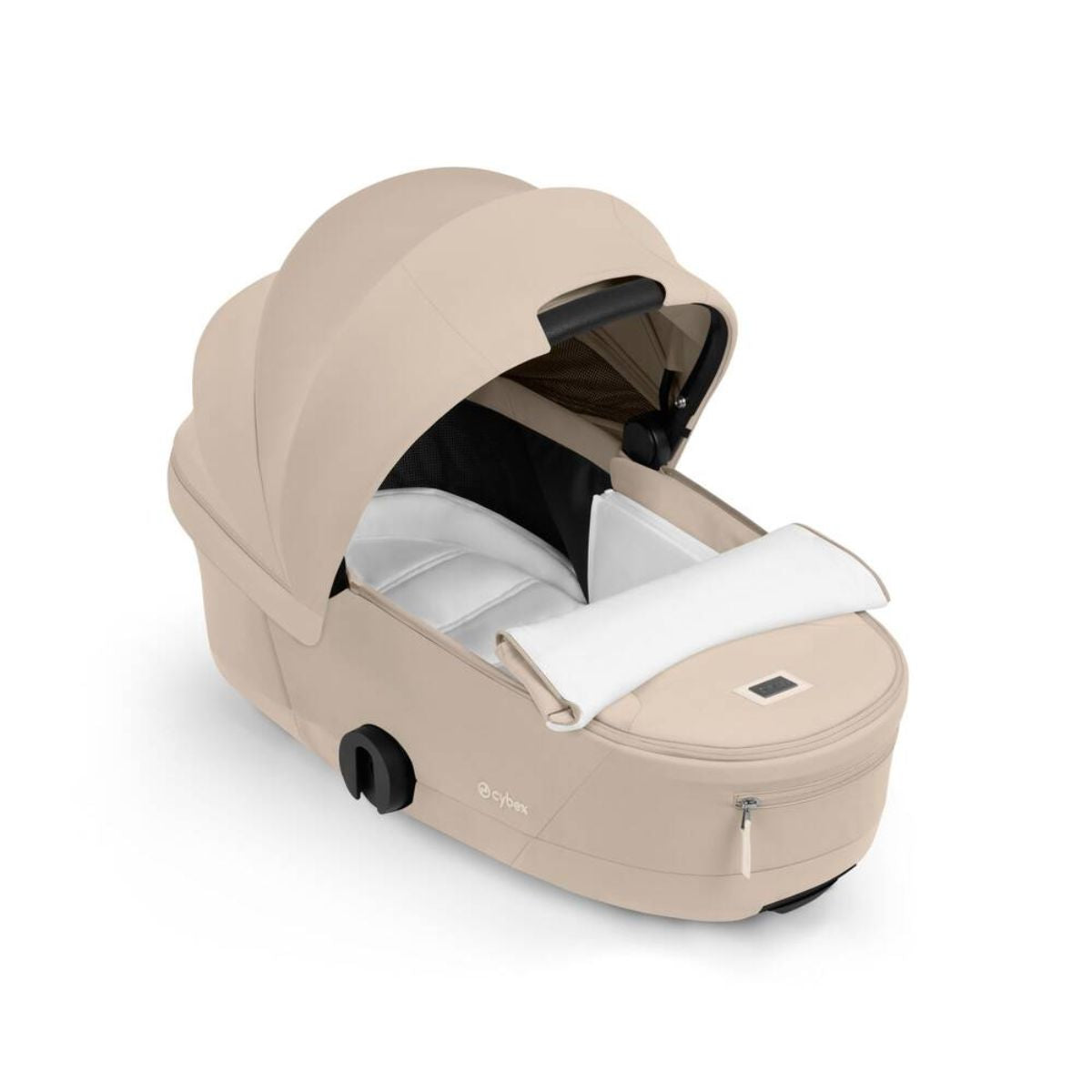 CYBEX MIOS/COYA Fold Lux Carry Cot Style Collection - Cozy Beige on Luna Baby Store Miami