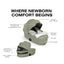 CYBEX MIOS/COYA Fold Lux Carry Cot Style Collection - Sage Green on Luna Baby Store Miami