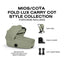 CYBEX MIOS/COYA Fold Lux Carry Cot Style Collection - Sage Green on Luna Baby Store Miami