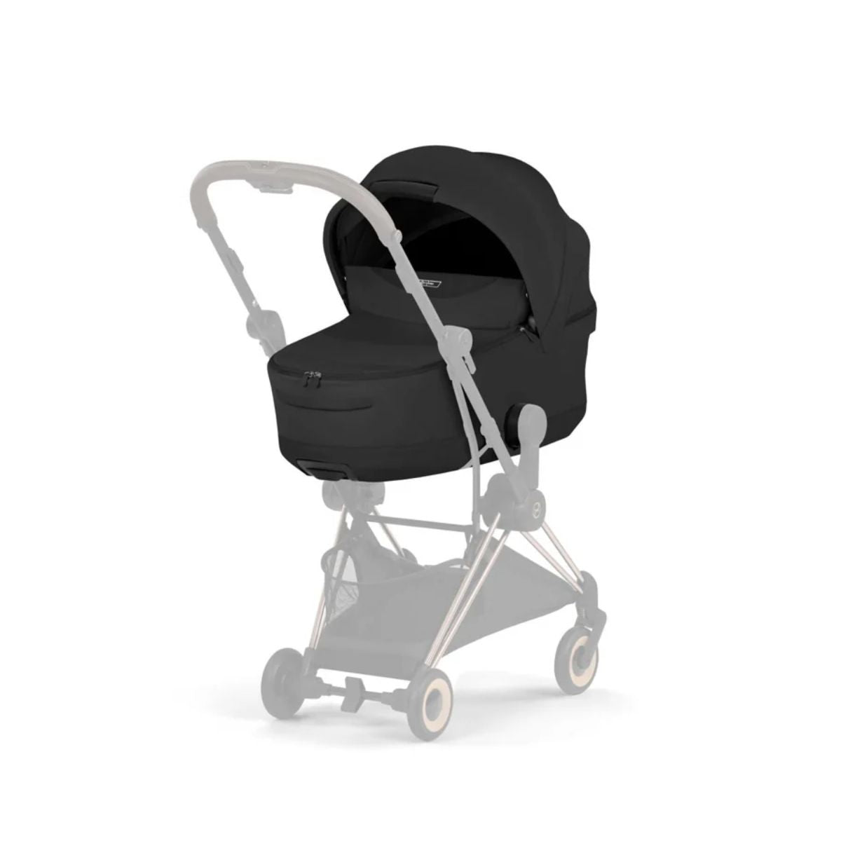 CYBEX MIOS/COYA Fold Lux Carry Cot Style Collection - Sepia Black on Luna Baby Store Miami