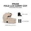 CYBEX PRIAM Fold Lux Carry Cot - Cozy Beige on Luna Baby Store Miami