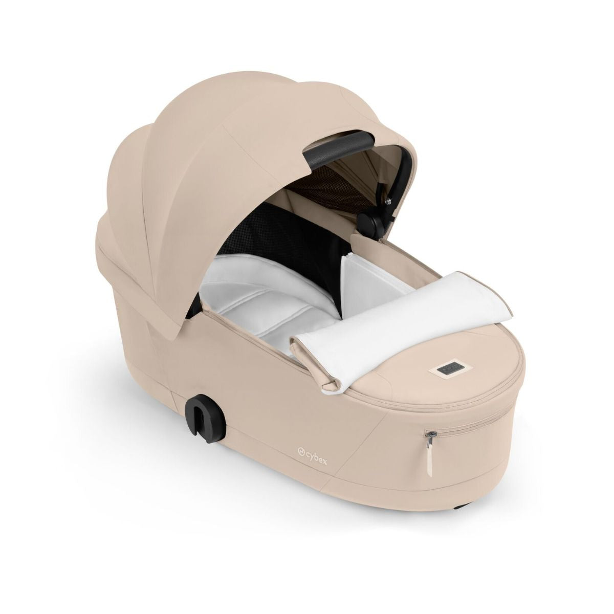 CYBEX PRIAM Fold Lux Carry Cot - Cozy Beige on Luna Baby Store Miami