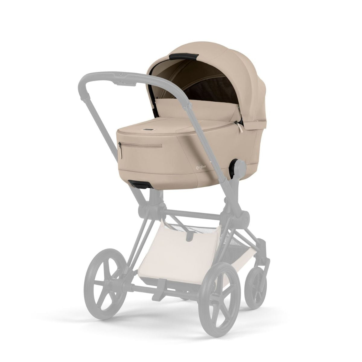 CYBEX PRIAM Fold Lux Carry Cot - Cozy Beige on Luna Baby Store Miami