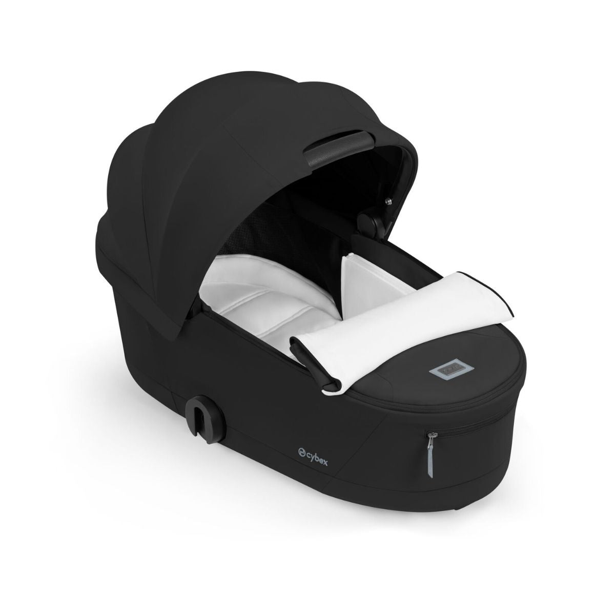 CYBEX PRIAM Fold Lux Carry Cot - Sepia Black on Luna Baby Store Miami