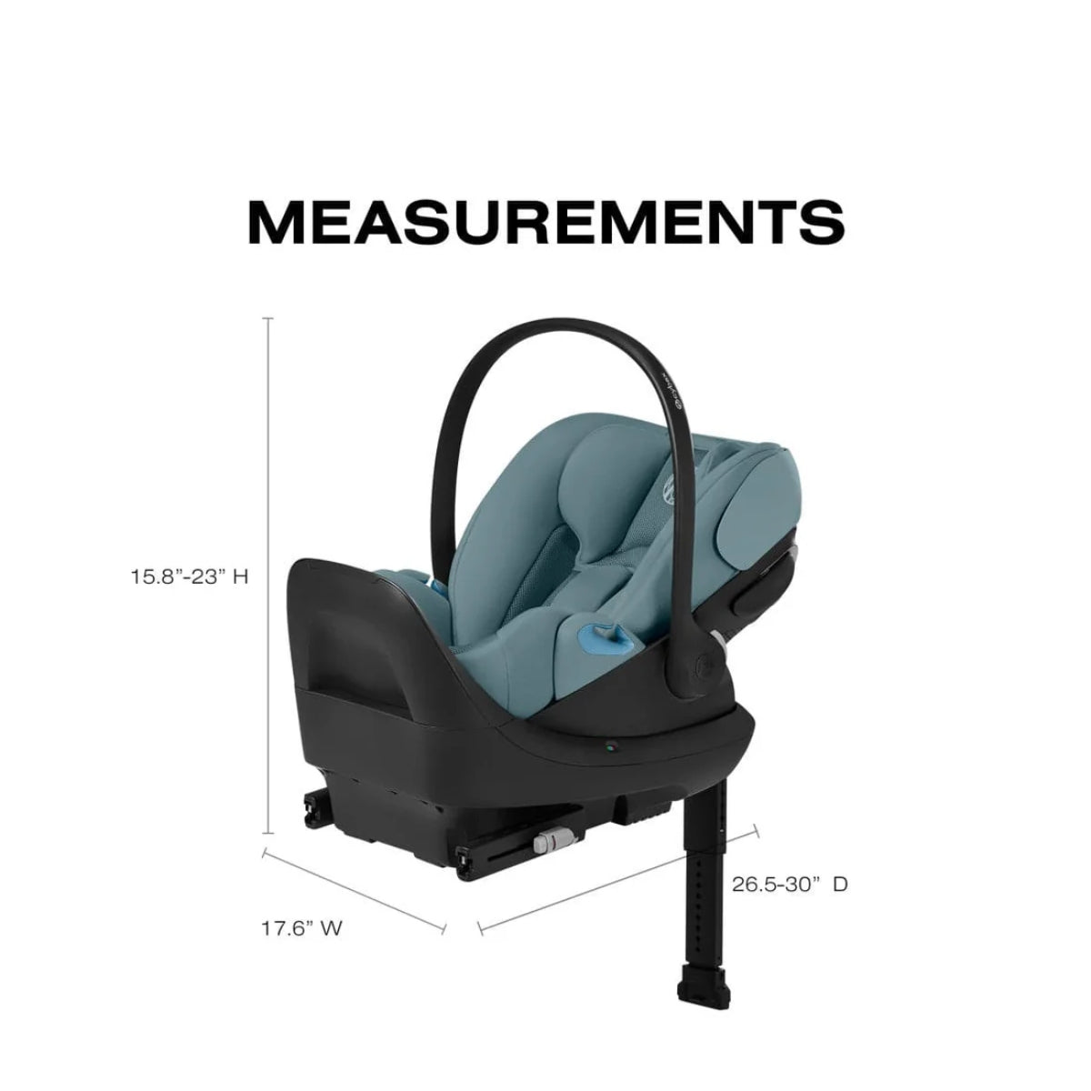 CYBEX Cloud G Pro Comfort Extend Infant Car Seat - Stormy Blue