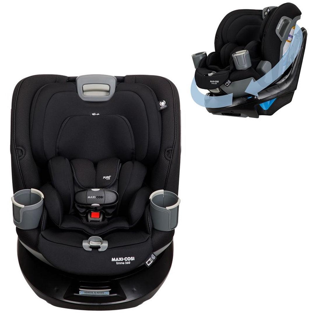 Cadeirinha De Bebê Para Carro Maxi-Cosi Emme 360° Giratório All-in-One Midnight Black - Maxi-Cosi Babytunes