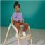 Bugaboo Giraffe Complete High Chair - Warm Wood/ Gray on Luna Baby Store Miami