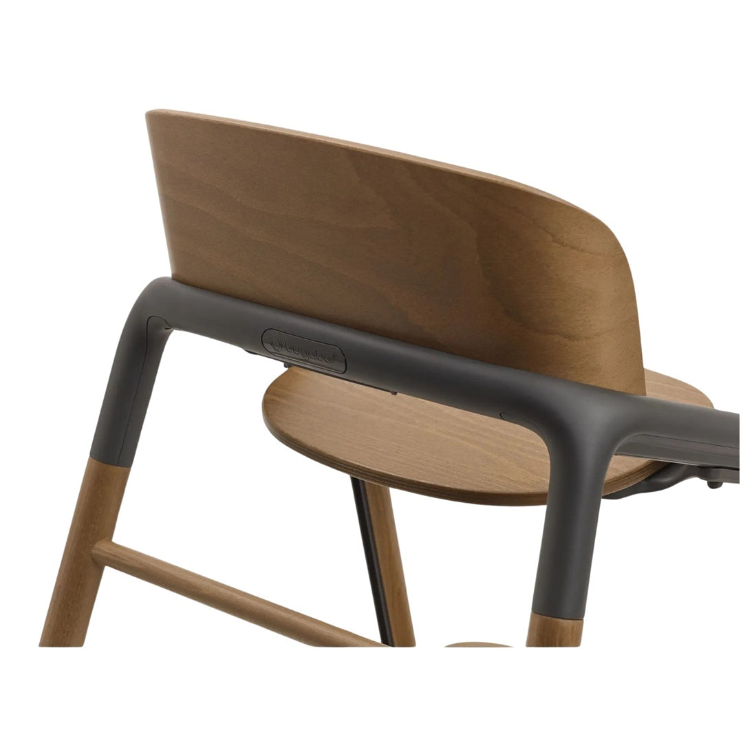 Bugaboo Giraffe Complete High Chair - Warm Wood/ Gray on Luna Baby Store Miami