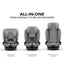 CYBEX Callisto G 360 Select Rotating All-in-One Convertible Car Seat Grey