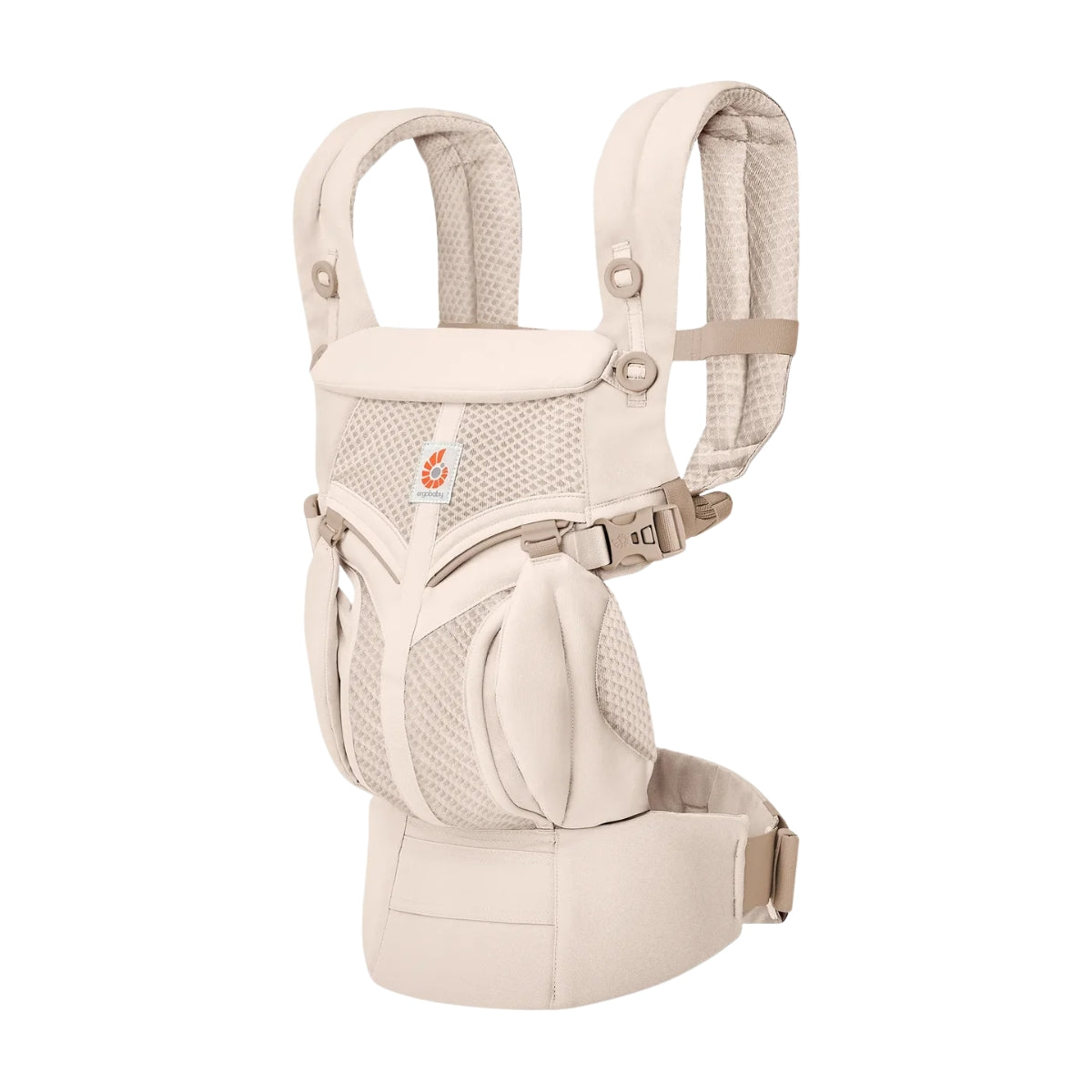 Ergobaby Omni Classic Mesh Baby Carrier - Natural Beige - Secure & Comfortable Everyday Wear