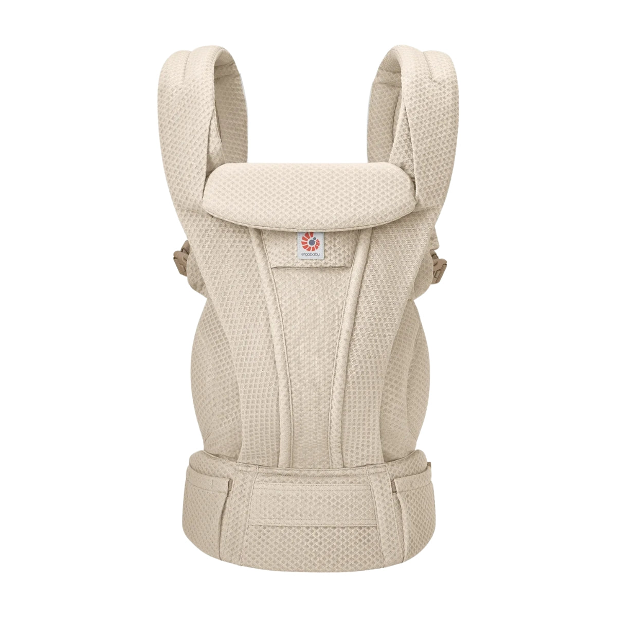 Ergobaby Omni Deluxe Mesh Baby Carrier - Natural Beige - Ergonomic Comfort for Baby & Parent