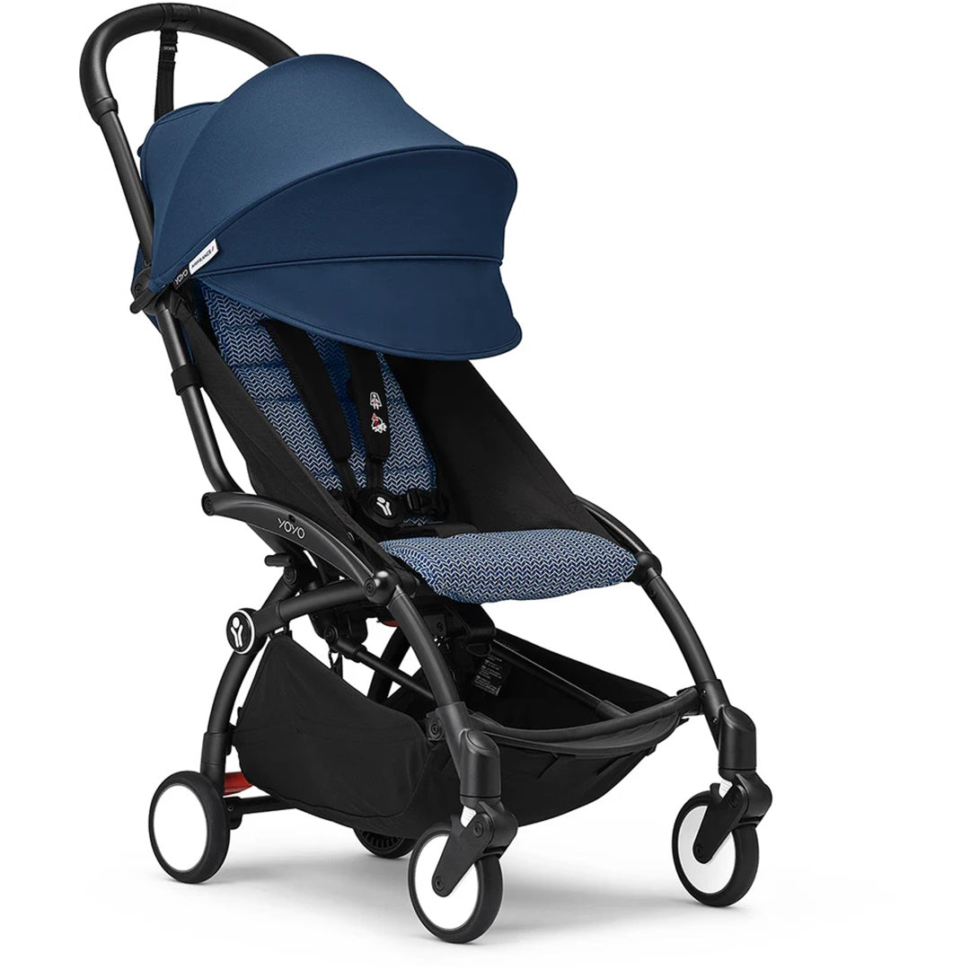 Stokke YOYO³ Stroller  - France Blue On Black