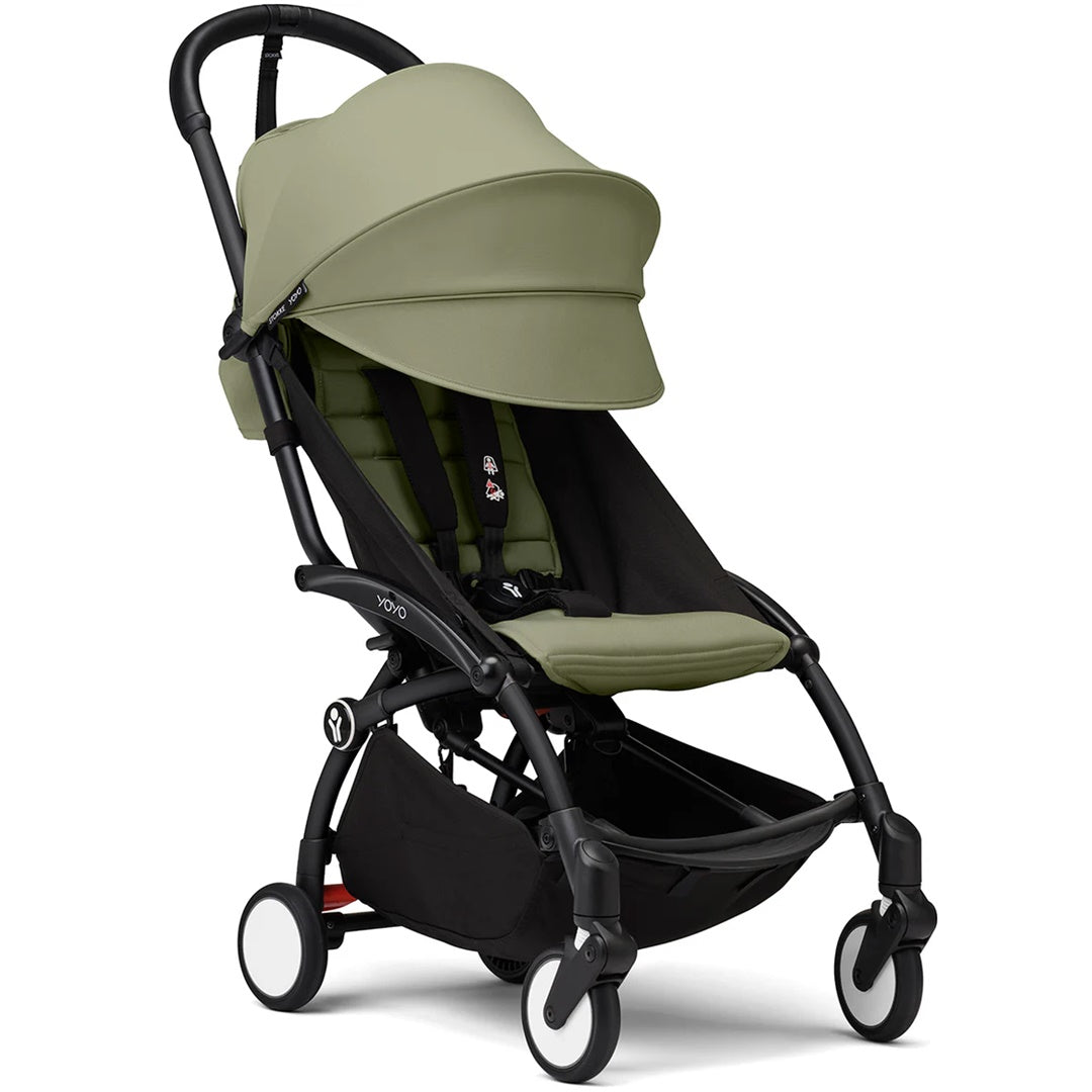 Stokke YOYO³ Stroller - Olive On Black