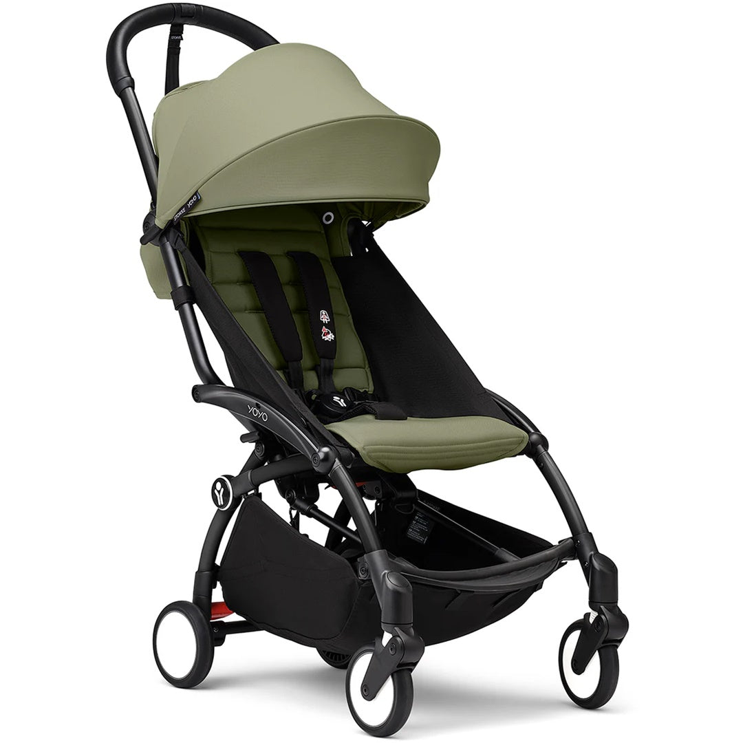 Stokke YOYO³ Stroller - Olive On Black