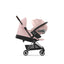 Carrinho De Bebê Cybex Coya Chrome Peach Pink - Cybex Babytunes