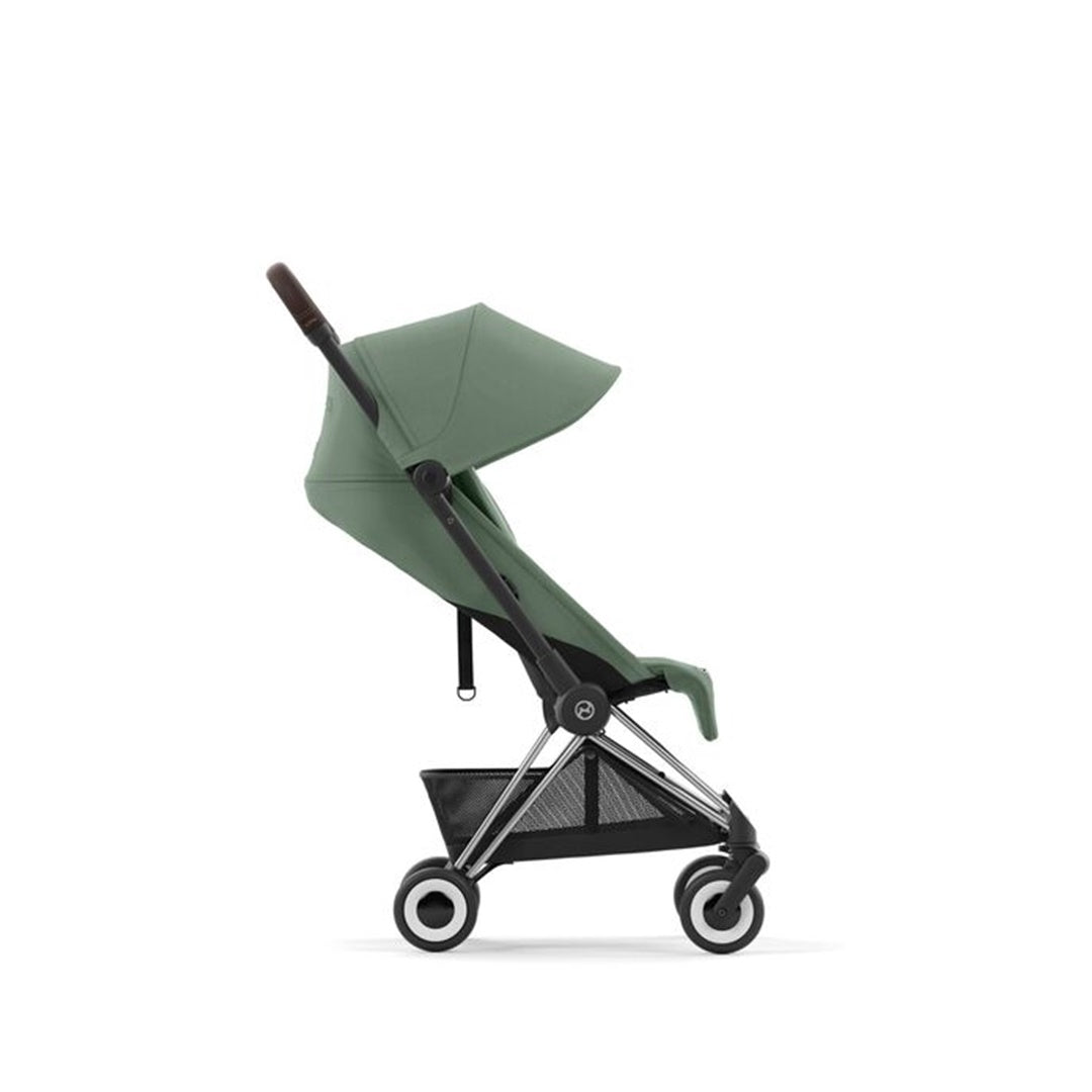Cybex Coya Compact Stroller - Chrome /Leaf Green on Luna Baby Store Miami