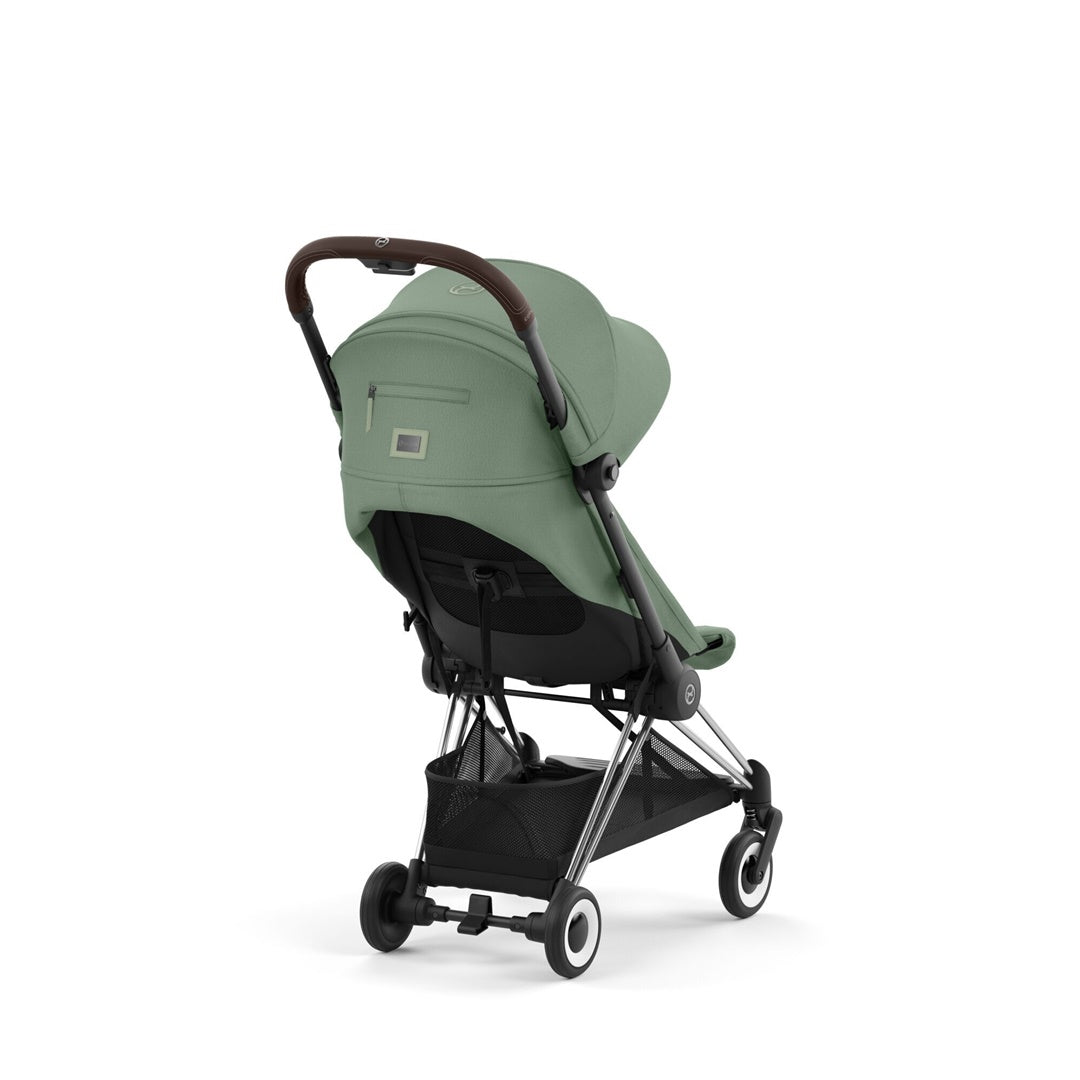 Cybex Coya Compact Stroller - Chrome /Leaf Green on Luna Baby Store Miami
