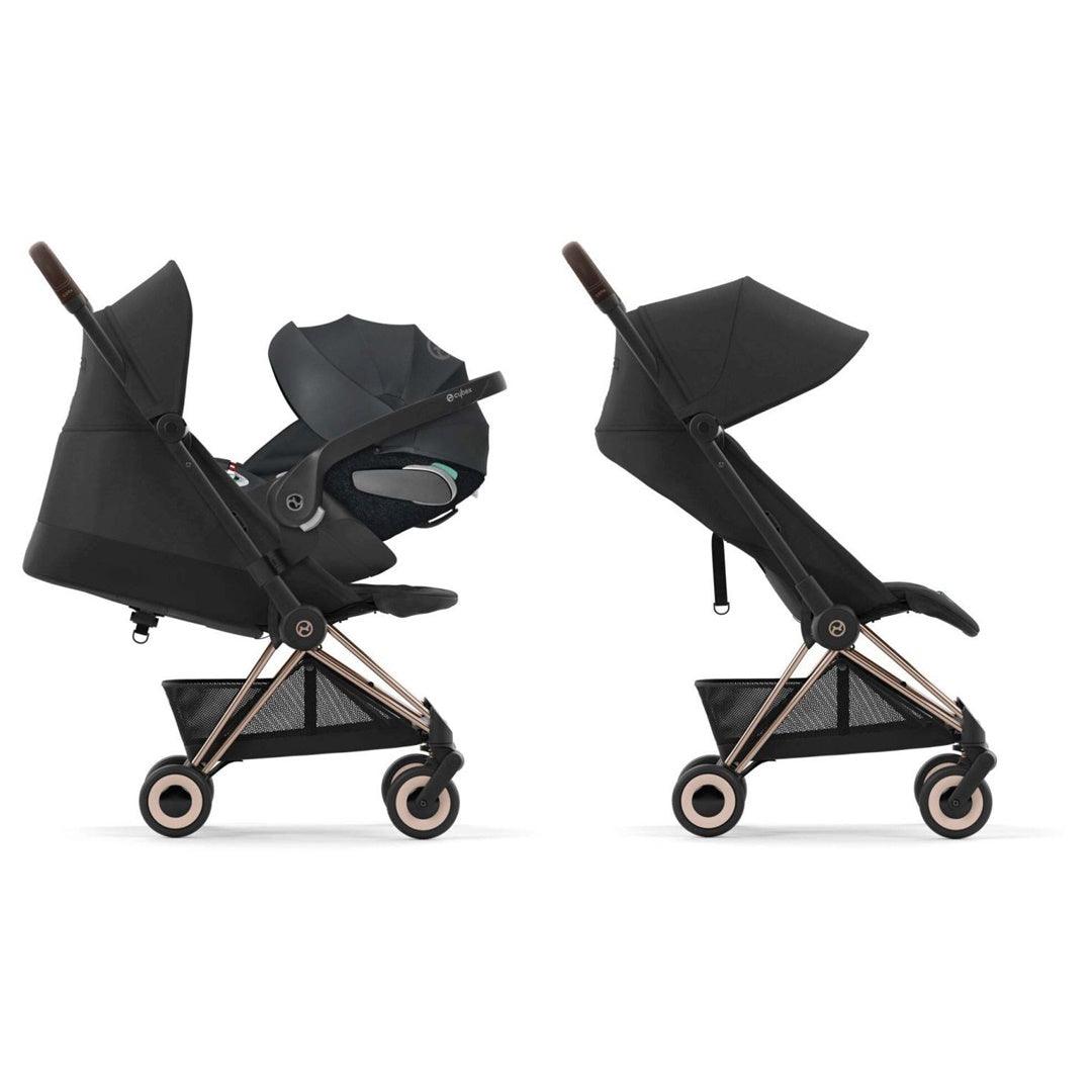 Carrinho De Bebê Cybex Coya Matt Black Leaf Green - Cybex Babytunes