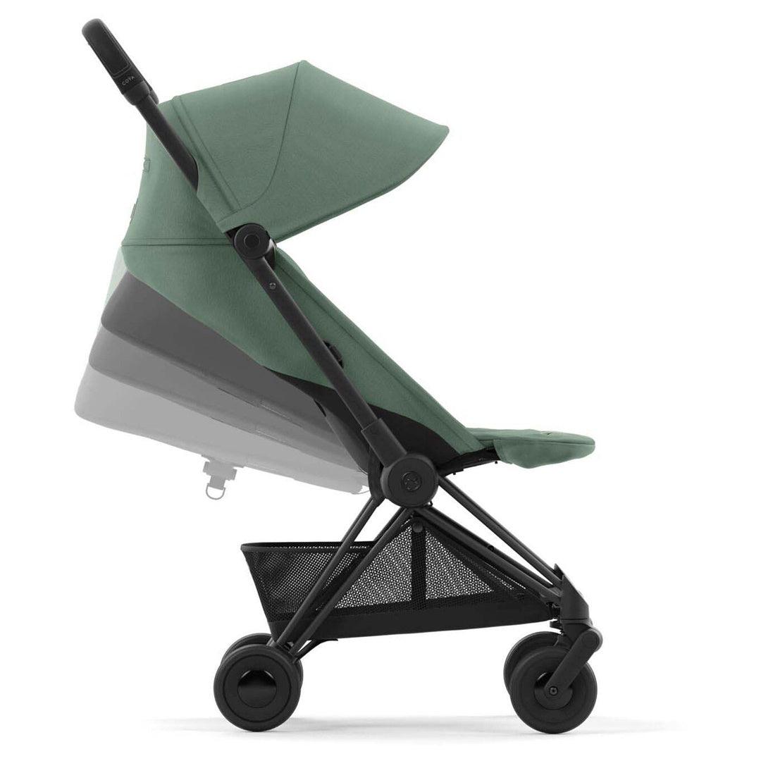 Carrinho De Bebê Cybex Coya Matt Black Leaf Green - Cybex Babytunes