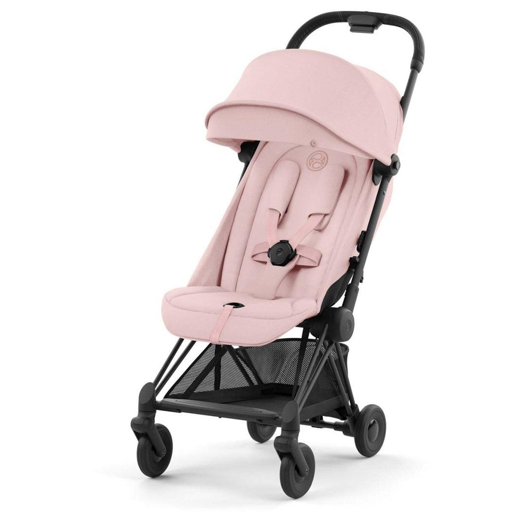 Carrinho De Bebê Cybex Coya Matt Black Peach Pink - Cybex Babytunes