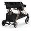 Cybex COYA Compact Stroller - Simply Flowers  Pink/Matte Black