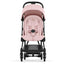 Carrinho De Bebê Cybex Coya Matt Black Peach Pink - Cybex Babytunes