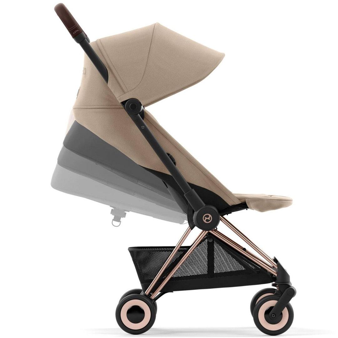 Carrinho De Bebê Cybex Coya Rosegold Cozy Beige - Cybex Babytunes