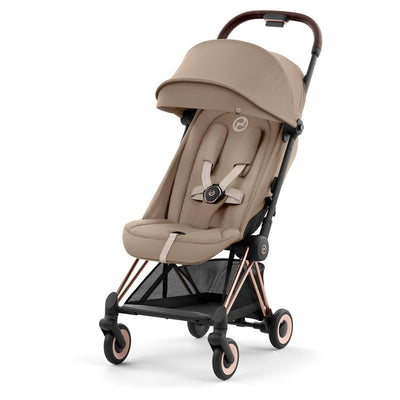 Cybex Coya Compact Stroller - Rose Gold / Cozy Beige