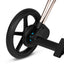 Cybex E-Priam Stroller - Comfort Collection Rose Gold/Brown Frame/ Sepia Black Lux Seat Pack on Luna Baby Store Miami