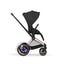 Cybex E-Priam Stroller - Comfort Collection Rose Gold/Brown Frame/ Sepia Black Lux Seat Pack on Luna Baby Store Miami