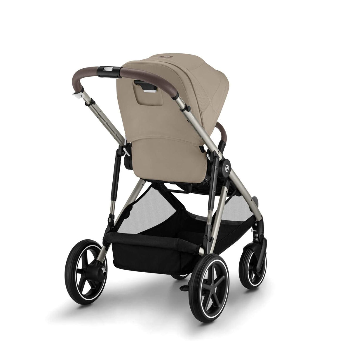 Cybex Gazelle S Single-to-Double Stroller - Taupe Frame / Almond Beige