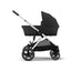 Cybex Gazelle S Single-to-Double Stroller - Silver Frame / Moon Black