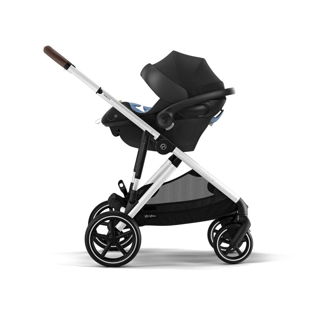 Carrinho De Bebê Cybex Gazelle S Moon Black (Silver Frame) - Cybex Babytunes