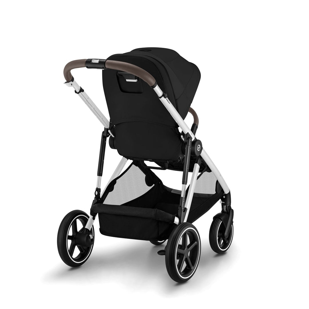 Cybex Gazelle S Single-to-Double Stroller - Silver Frame / Moon Black