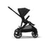 Cybex Gazelle S Single-to-Double Stroller - Black Frame / Moon Black