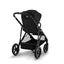 Cybex Gazelle S Single-to-Double Stroller - Black Frame / Moon Black
