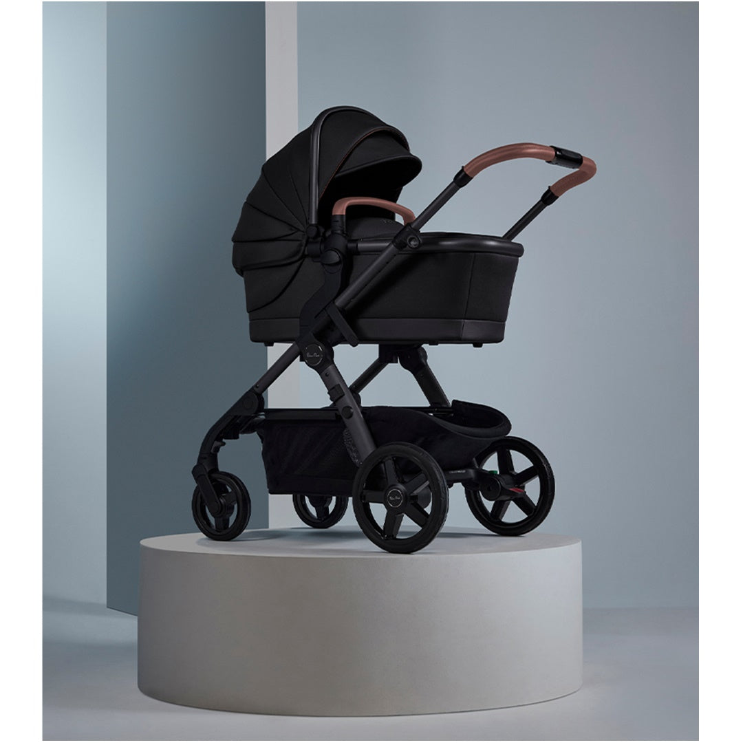 Silver Cross Wave 3 Single-to-Double Stroller - Licorice